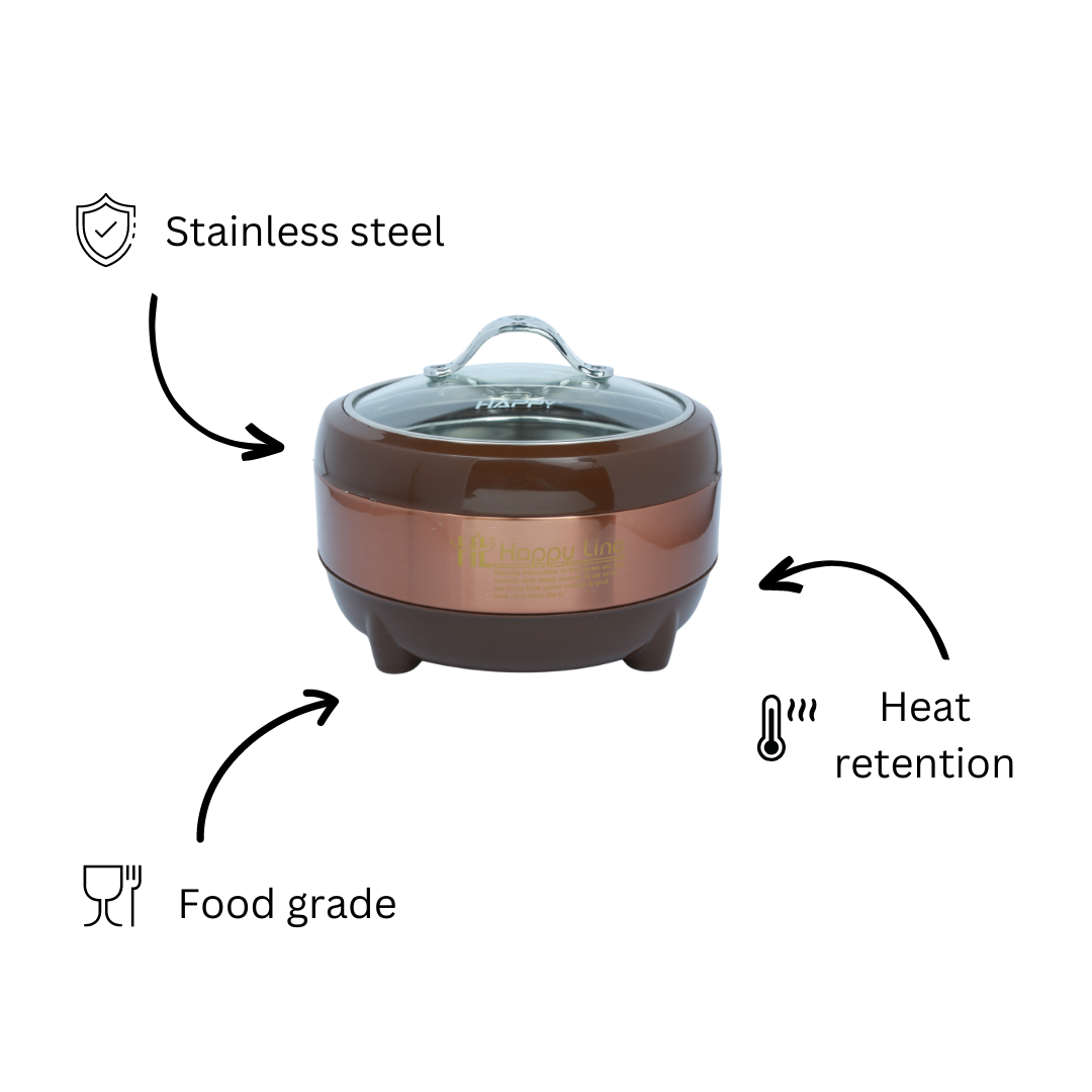 Happy Line Metallic Brown Hotpot - Image 19
