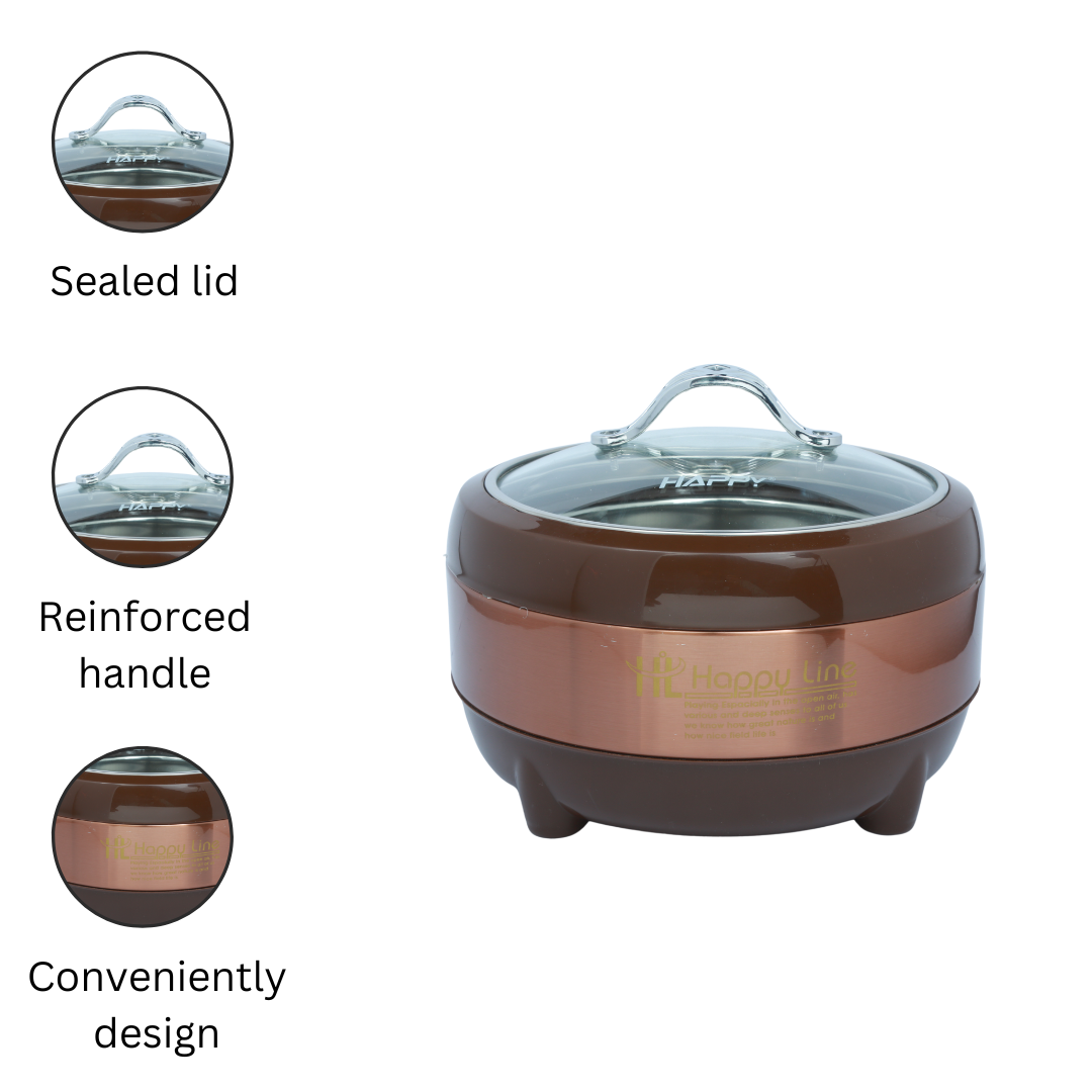 Happy Line Metallic Brown Hotpot - Image 20