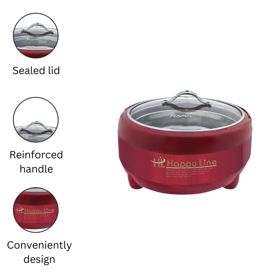 Happy Line Metallic Red Hotpot - Image 5
