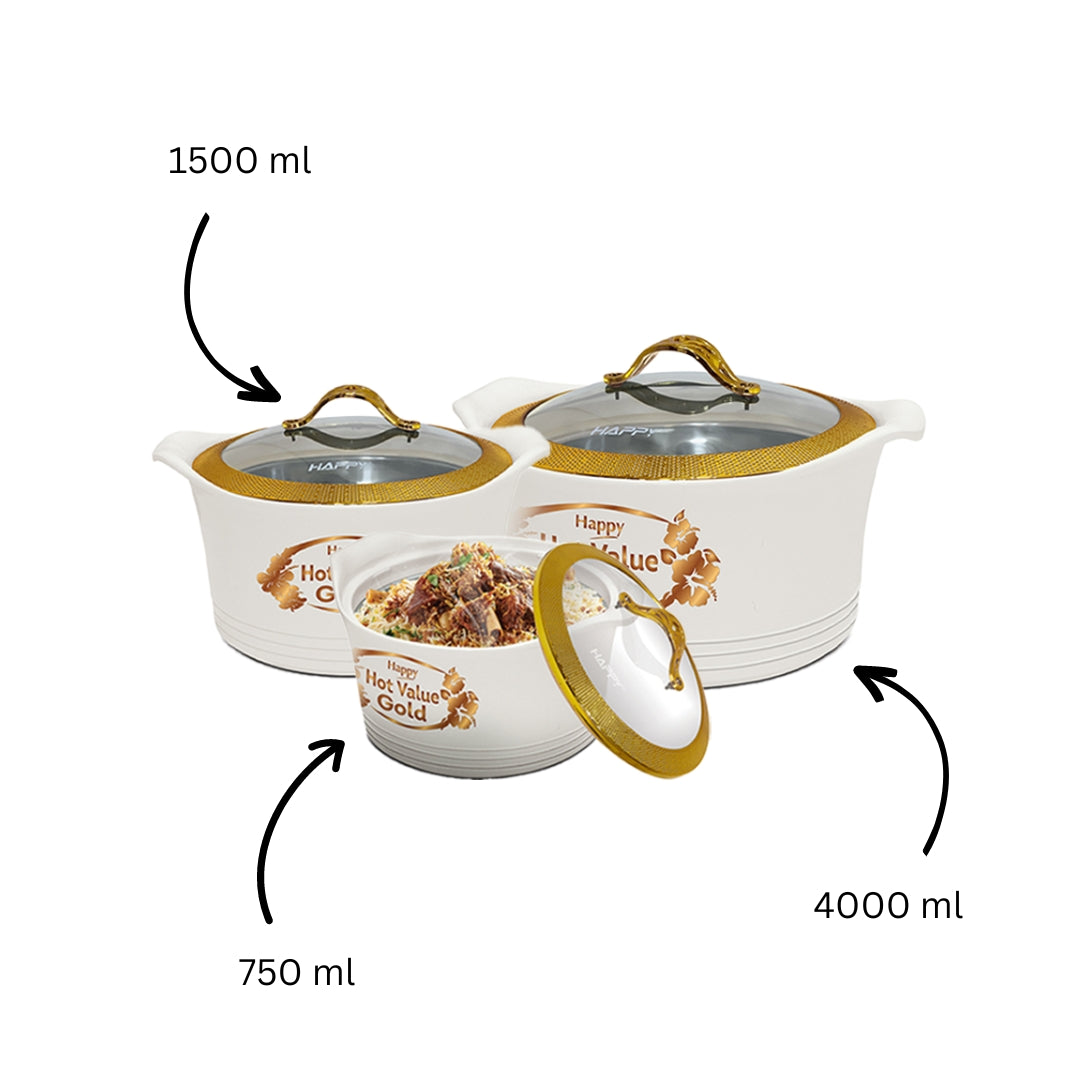 Happy Hot Value Gold Glass Top 4 Pcs Gift Pack - Image 18