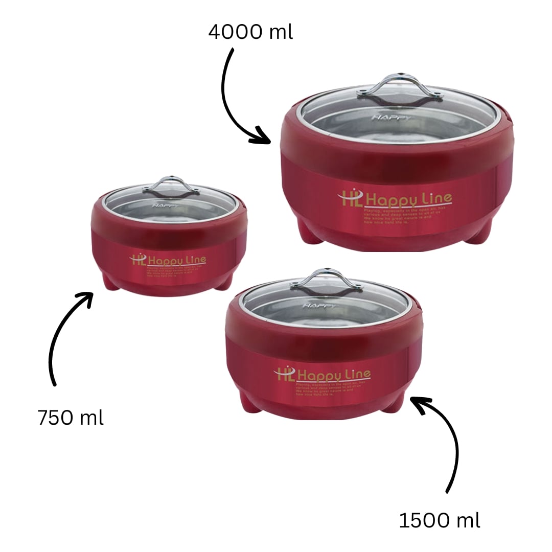 Happy Line Metallic Red Hotpot - Image 6