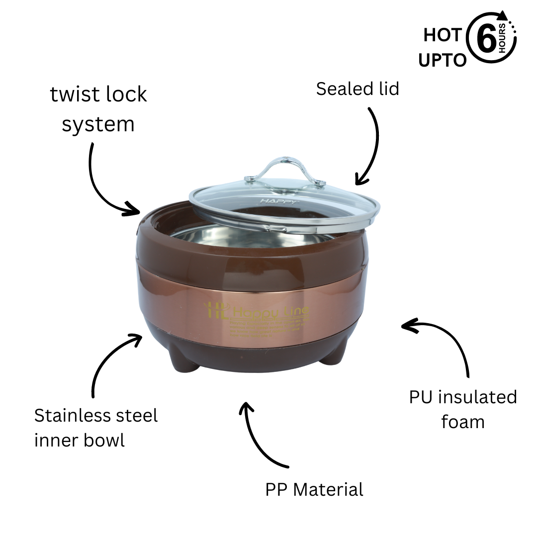 Happy Line Metallic Brown Hotpot - Image 22