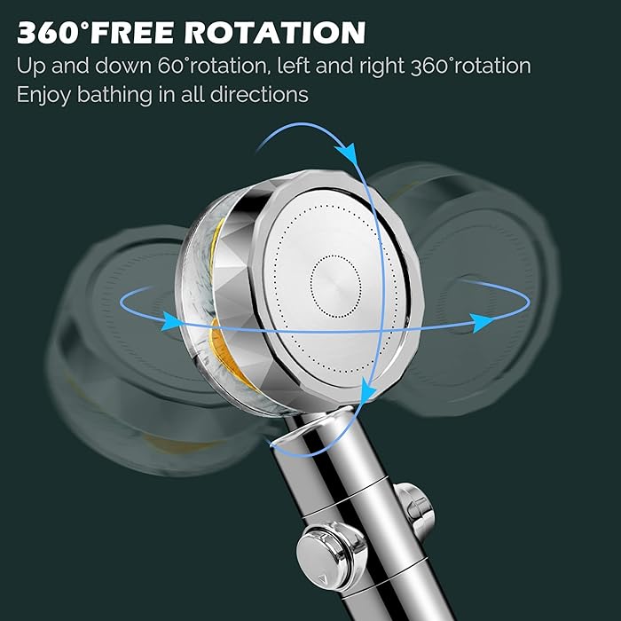 360 High Pressure Shower Head - Image 3