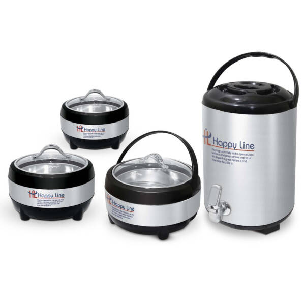 Happy Line Glass Top 4 Pcs Gift Pack