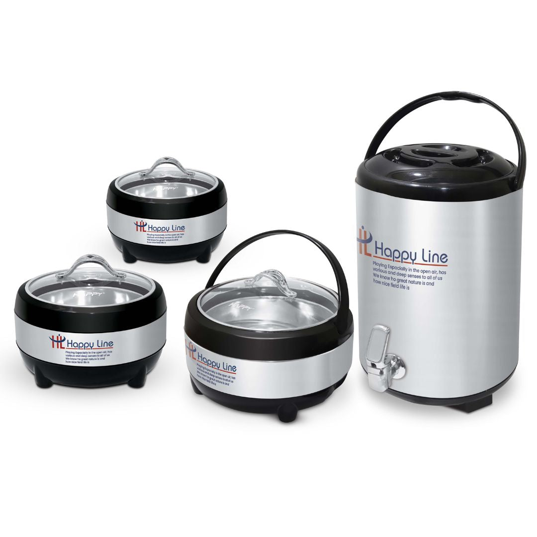 Happy Line Glass Top 4 Pcs Gift Pack