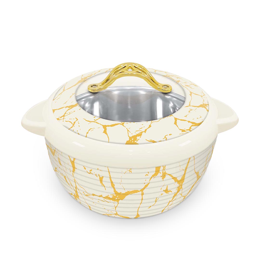 Happy Vhop Prima Glass Top 3 Pcs set White - Image 4