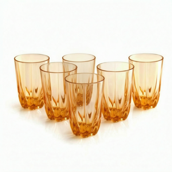 Classic Plastic Glass 6 Pcs