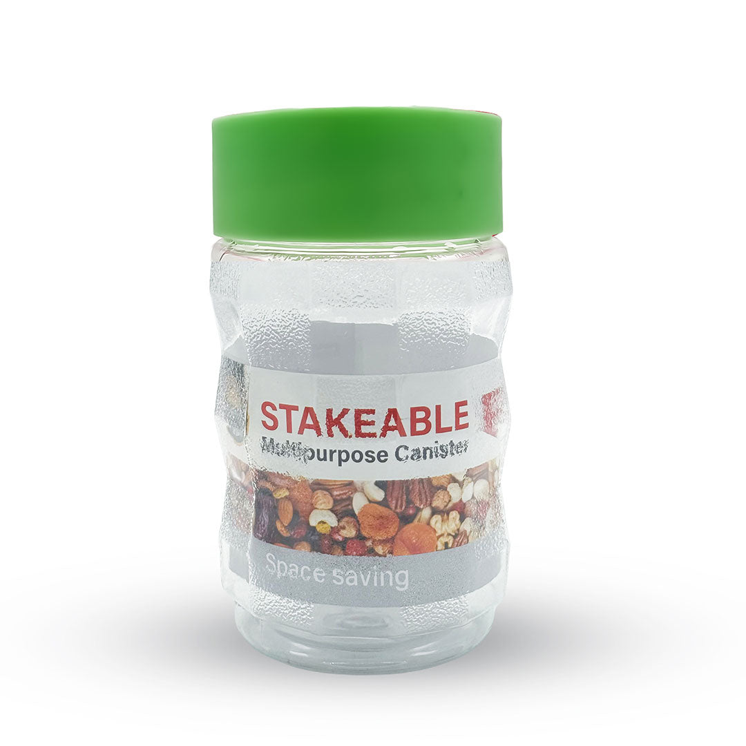 Happy Stakeable Plastic Jar (1000ml)