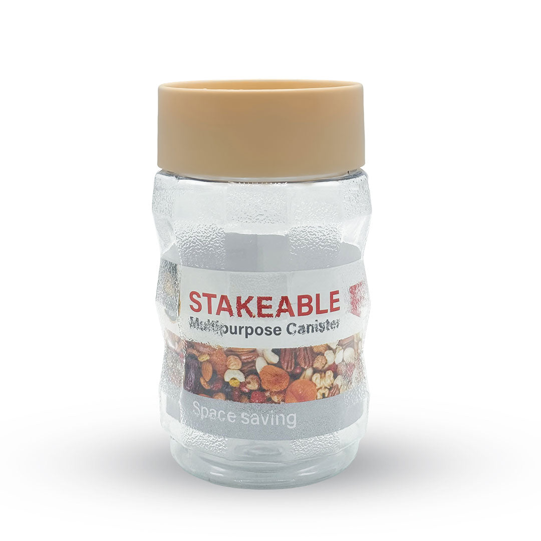 Happy Stakeable Plastic Jar (1000ml) - Image 4
