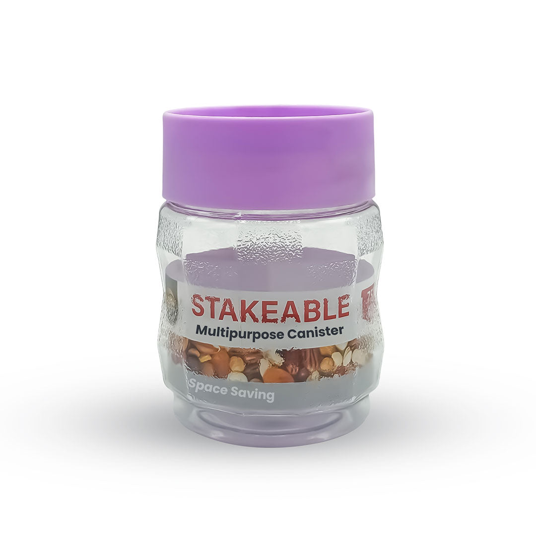 Happy Stakeable Plastic Jar (750ml) - Image 5