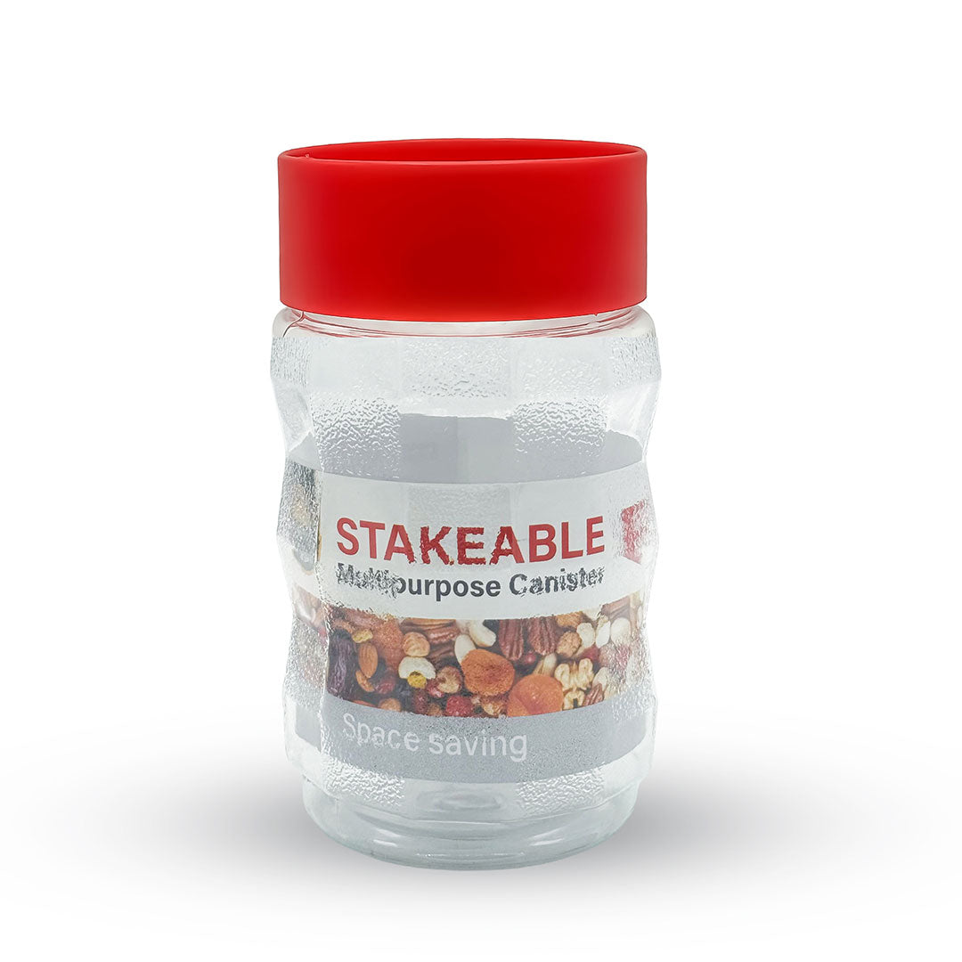 Happy Stakeable Plastic Jar (1000ml) - Image 5