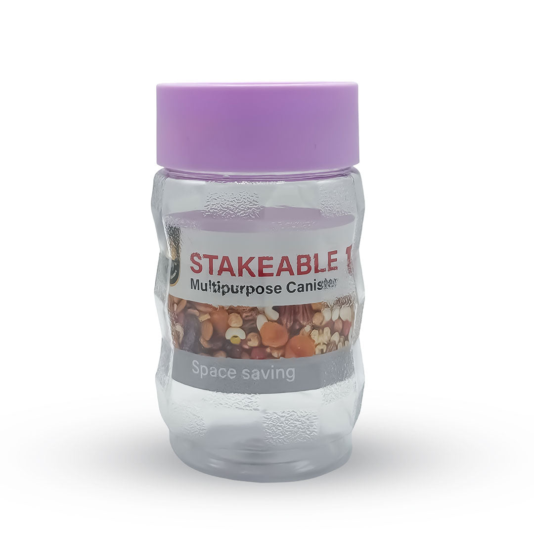 Happy Stakeable Plastic Jar (1000ml) - Image 7