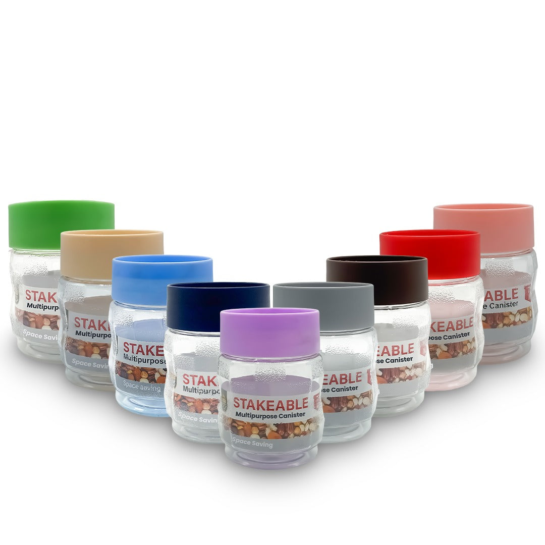 Happy Stakeable Plastic Jar (750ml) - Image 2