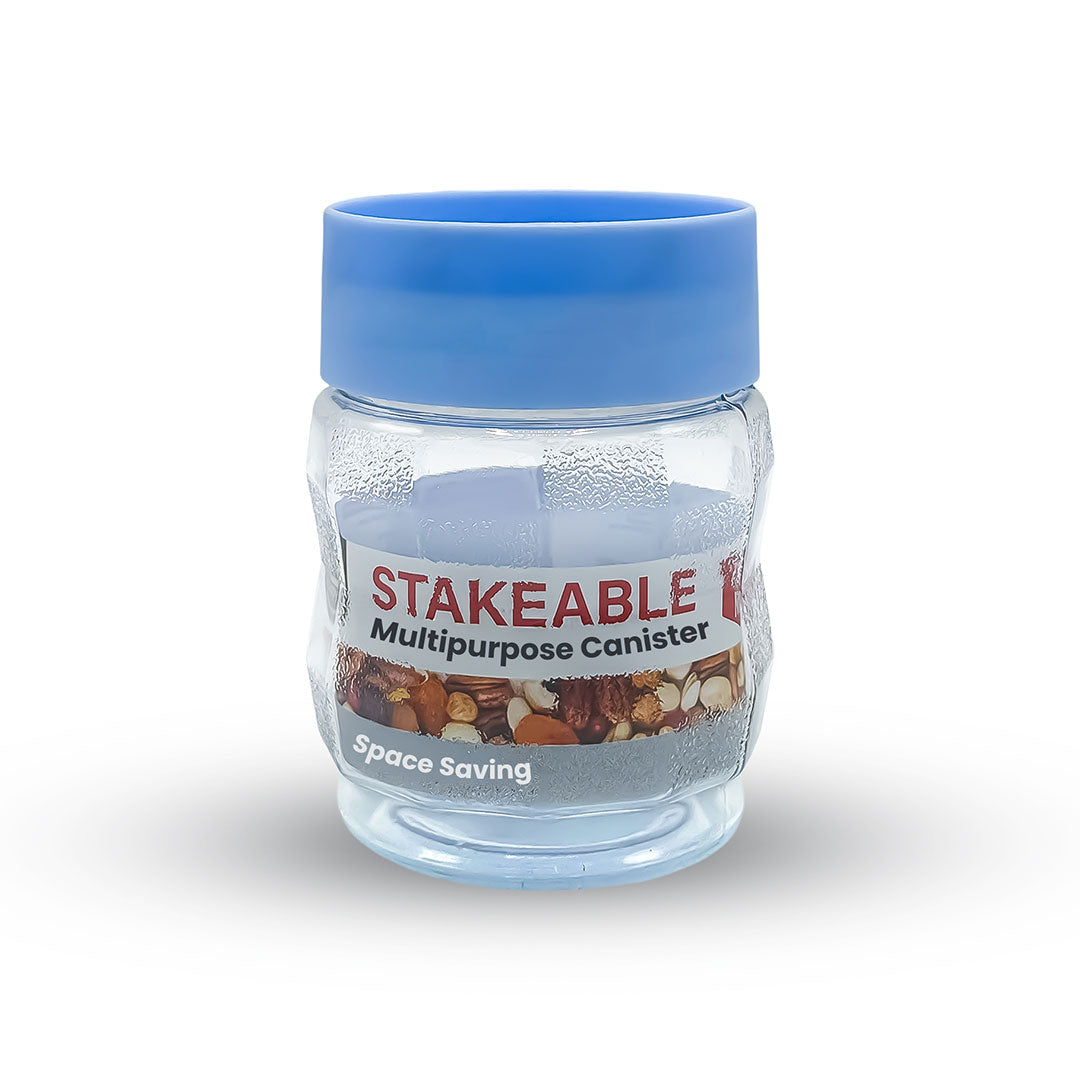 Happy Stakeable Plastic Jar (750ml)